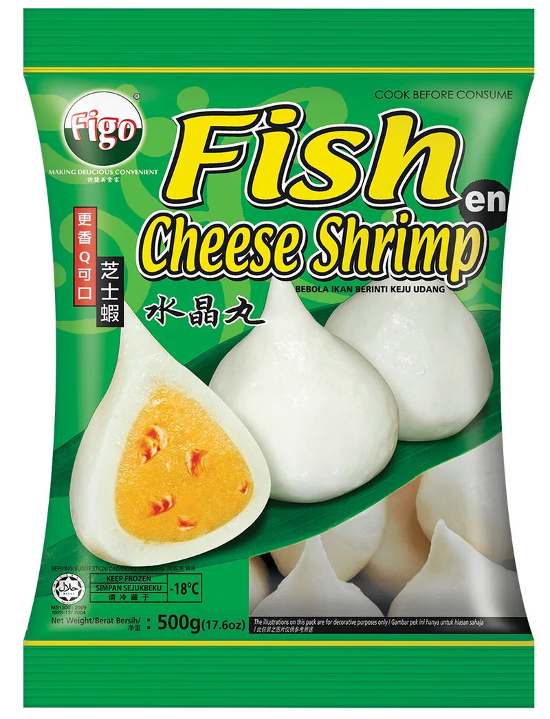 FIGO " EN "CHEESE SHRIMP-500GM