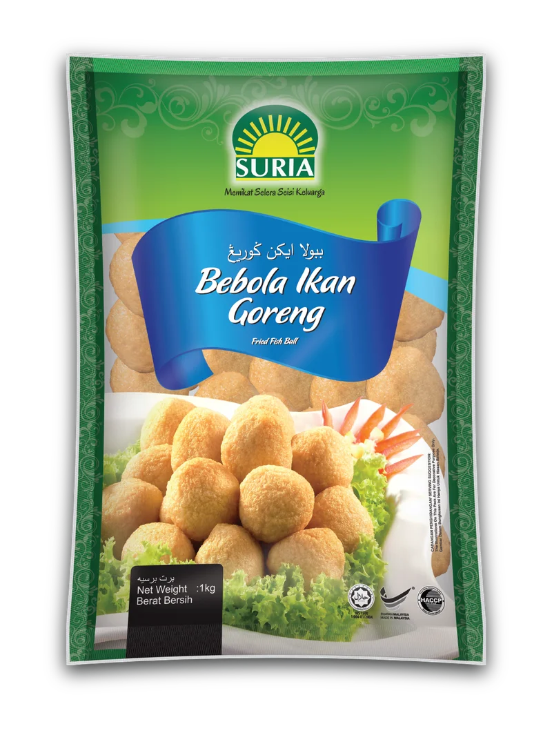 SURIA BEBOLA IKAN GORENG(23G)- 1KG BBG1K